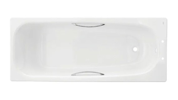 Shallow enamelled steel bath Shallow enamelled steel bath