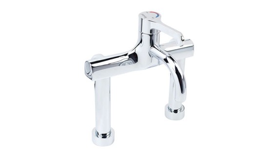 Sola deck-mounted 2 tap hole extended leaver Sola deck-mounted 2 tap hole extended leaver