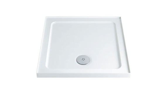 Square tray with upstand Square tray with upstand