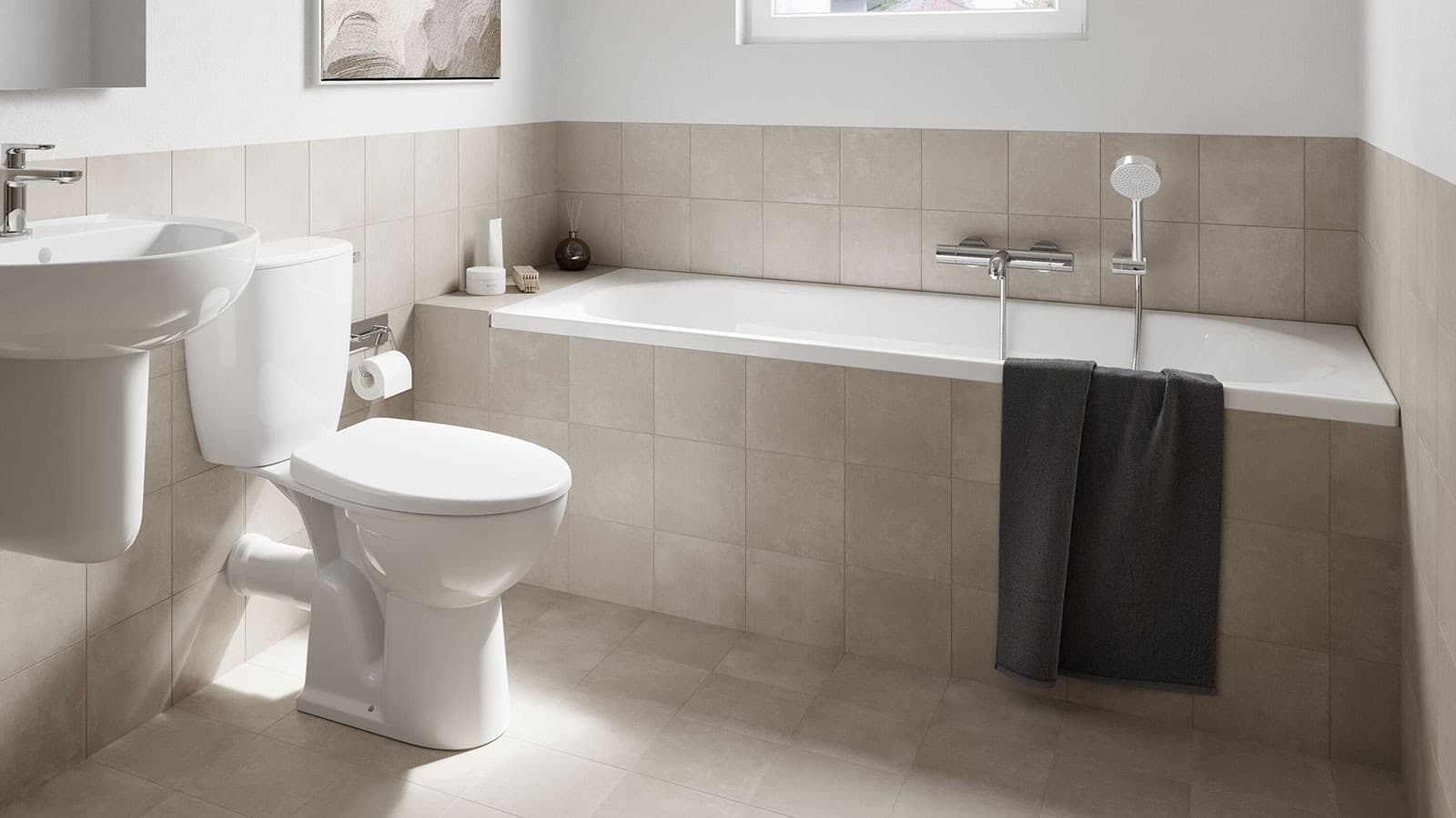 Neptune bath 0 tap holes no grips Neptune bath 0 tap holes no grips