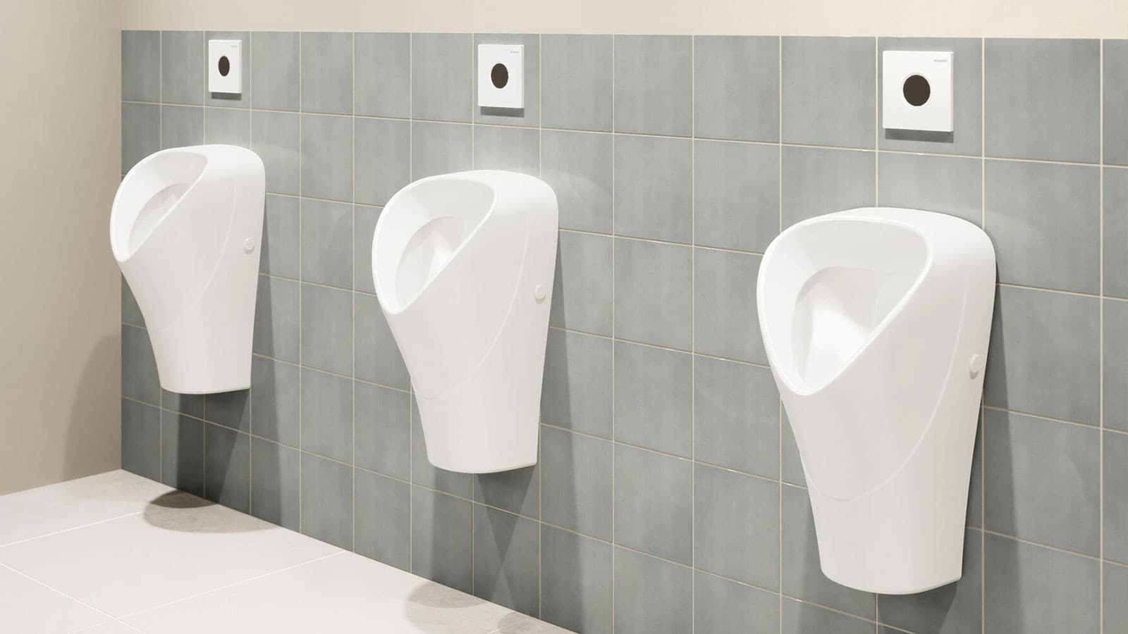 Geberit Selnova Trigonal Urinals Geberit Selnova Trigonal Urinals